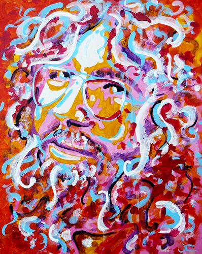 12.22.12 > Either Side Of The Hill > 16x20 inch Acrylic Painting on canvas > NOT AVAILABLE FOR PURCHASE