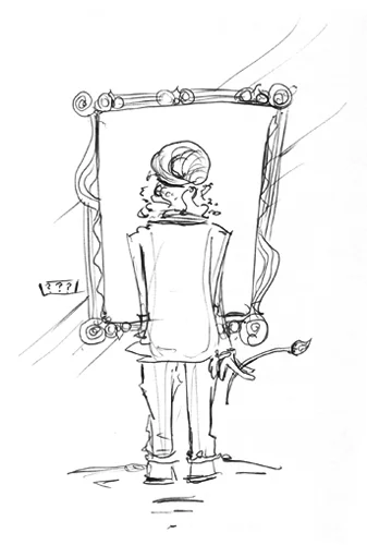 11.14.12 > Level Chase > Travel Visions > Madrid > 5x8 inch Pen Drawing on paper > NOT AVAILABLE FOR PURCHASE