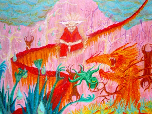 11.25.12 > The Prophet > High School Classics > 36x24 inch Pastel on paper > NOT AVAILABLE FOR PURCHASE