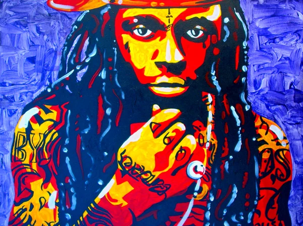 10.18.12 > Postman > 24x18 inch Acrylic Painting on canvas > NOT AVAILABLE FOR PURCHASE