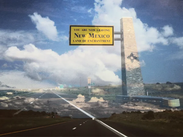 8.25.12 > New Mexico. Enchanted Mildly. Then We Left. > Viaje De Amor II > Graphic Design > Photo by BS > CLICK IMAGE TO PURCHASE