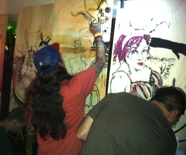 7.10.12 > Collab Continues > Photo > Comic Con Warehouse After Party. San Diego, CA. 7.13.12 > NOT AVAILABLE FOR PURCHASE