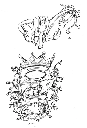 4.17.12 > Aint Nothin > 8.5x11 inch Pen Drawing on paper > NOT AVAILABLE FOR PURCHASE
