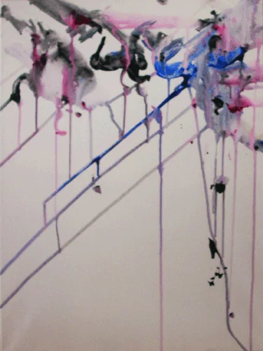 11.28.10 > Struck > 18x24 inch Acrylic Painting on canvas. Live Painted 11.24.10. > NOT AVAILABLE FOR PURCHASE