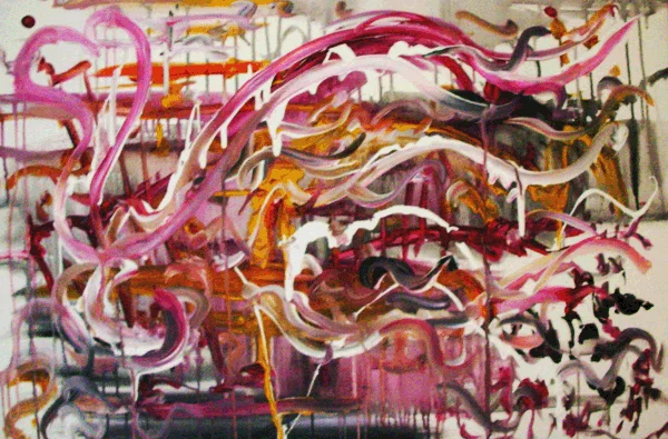 10.2.10 > Floating Love On Freedom Wings > 36x24 inch Acrylic Painting on canvas. Live Painted 9.28.10. > NOT AVAILABLE FOR PURCHASE