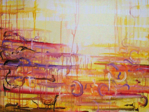 10.25.10 > The Weather > 48x36 inch Acrylic Painting on canvas. Live Painted 10.14.10 > NOT AVAILABLE FOR PURCHASE