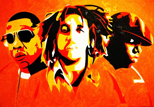8.2.10 > Decades Of Rhythm > 36x24 inch Acrylic Painting on canvas > NOT AVAILABLE FOR PURCHASE