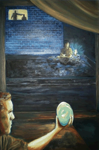 4.11.10 > Triangle > 24x48 inch Oil Painting on canvas > NOT AVAILABLE FOR PURCHASE