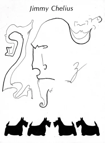 1.2.10 > Those Are Z's > Scotty Rockin > Pen Drawing on The Stationary > NOT AVAILABLE FOR PURCHASE