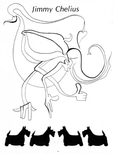 1.3.10 > Taranchaphant > Scotty Rockin > Pen Drawing on The Stationary > NOT AVAILABLE FOR PURCHASE