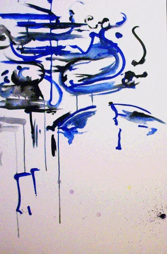 1.30.10 > The View From Sorrow > 24x36 inch Acrylic Painting on canvas > NOT AVAILABLE FOR PURCHASE
