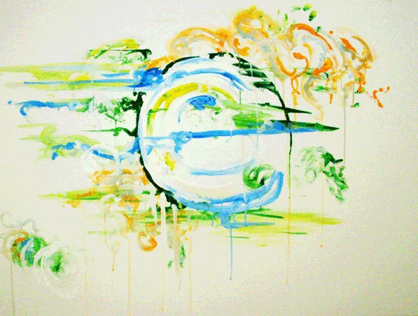 1.31.10 > Head In The Clouds > 48x36 inch Acrylic Painting on canvas > NOT AVAILABLE FOR PURCHASE
