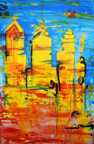 12.7.09 > Homeboy > 24x36 inch Acrylic Painting on canvas > NOT AVAILABLE FOR PURCHASE
