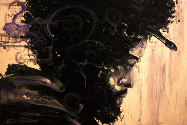 12.23.09 > The ?uest > 36x24 inch Acrylic Painting on canvas > NOT AVAILABLE FOR PURCHASE