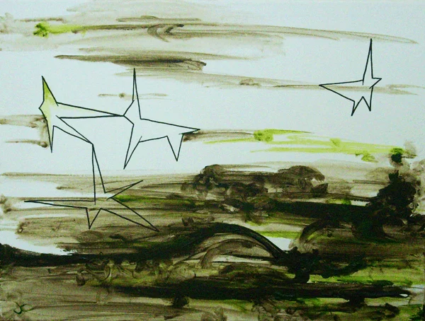 11.6.09 > Dance Grounds > Festival 8 > 24x18 inch Acrylic Painting on canvas > NOT AVAILABLE FOR PURCHASE