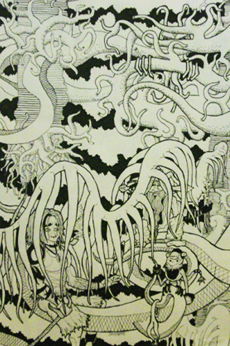11.26.09 > Expansion One > 12x18 inch India Ink on paper > NOT AVAILABLE FOR PURCHASE
