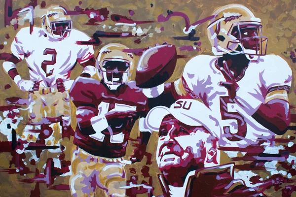 12.31.14 > The Florida State University > 36x24 inch Acrylic Painting on canvas > NOT AVAILABLE FOR PURCHASE