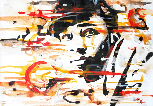 8.3.11 > Peace Before Everything > 24x18 inch Acrylic Painting on canvas > NOT AVAILABLE FOR PURCHASE 
