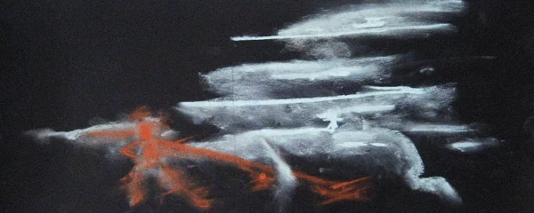 9.4.09 > Reach Out > Pastel on paper > NOT AVAILABLE TO PURCHASE