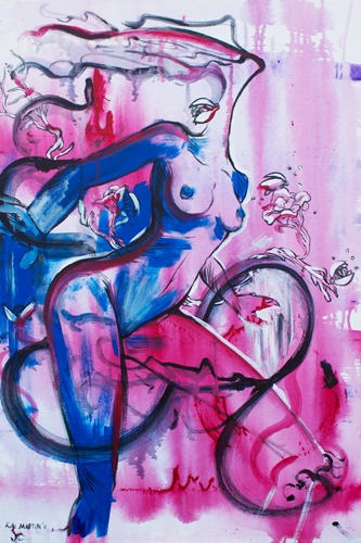 Le Femelle Monde I > 24x36 inch on canvas