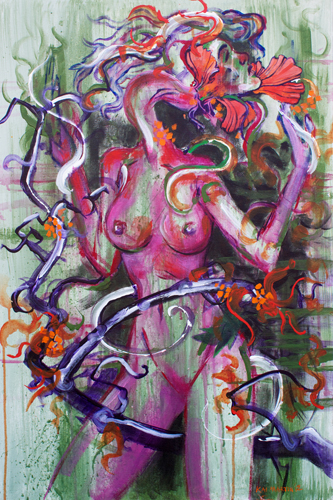 Le Femelle Monde III > 24x36 inch on canvas