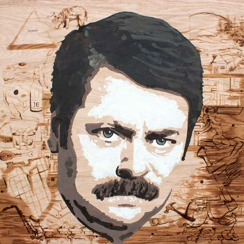 Honor > 24x24 inch Acrylic Painting on wood
