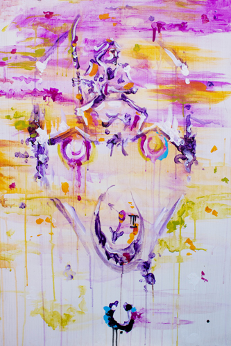 Mission > 24x36 inch Acrylic Painting on wood