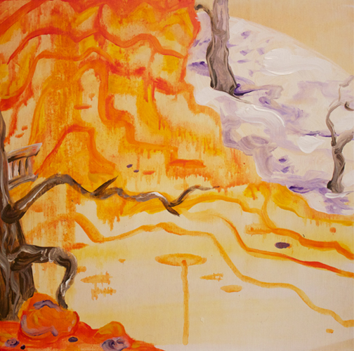 11.29.13 > III > Sentimental Tribute > 24x24 inch Acrylic Painting on wood > NOT AVAILABLE FOR PURCHASE