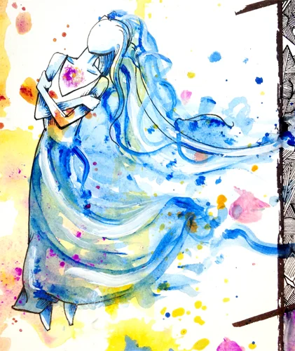 1.29.16 > Freedom Pages > Pen and Watercolor on paper > NOT AVAILABLE FOR PURCHASE