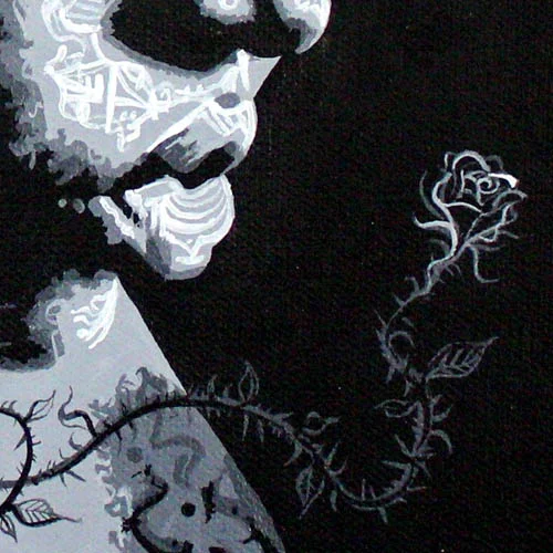 4.12.16 > Rose > Acrylic Painting on canvas > NOT AVAILABLE FOR PURCHASE