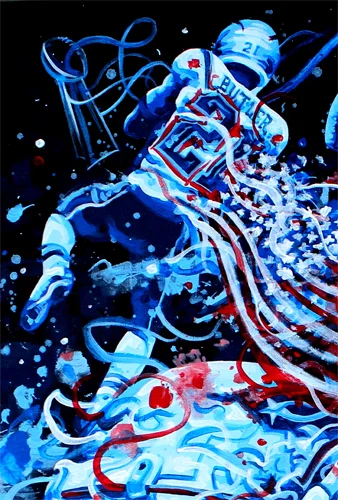 4.18.16 > The Pick > Acrylic Painting on canvas > NOT AVAILABLE FOR PURCHASE