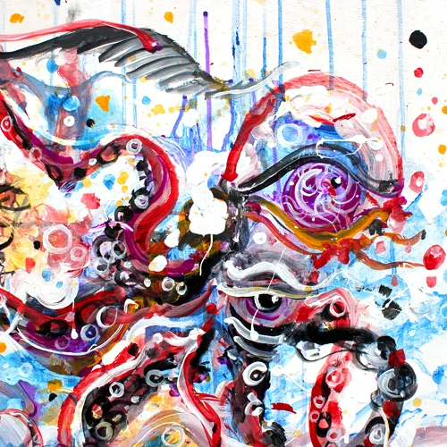 6.5.16 > Bowtie Wide > Acrylic Painting > CLICK IMAGE TO PURCHASE