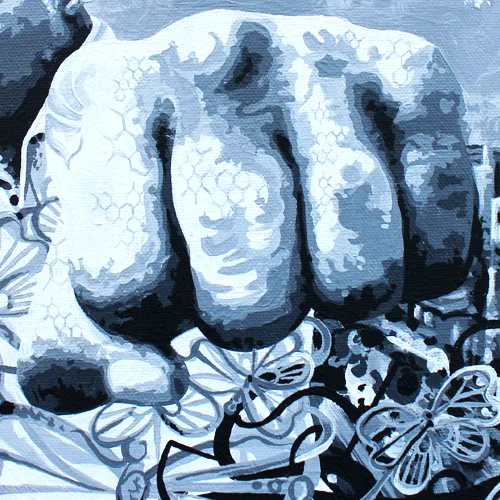 6.25.16 > Sting > Acrylic Painting > NOT AVAILABLE FOR PURCHASE
