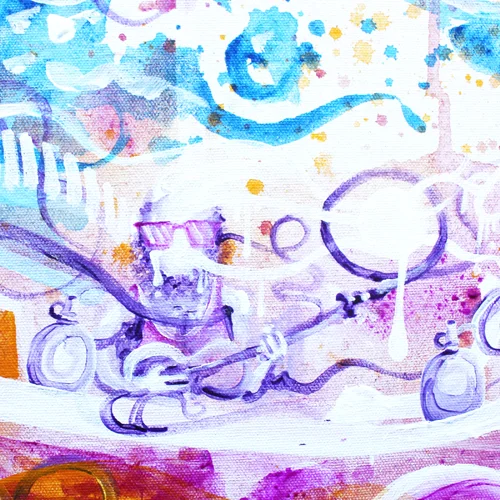 8.9.16 > Passenger Two > Acrylic Painting on canvas > NOT AVAILABLE FOR PURCHASE