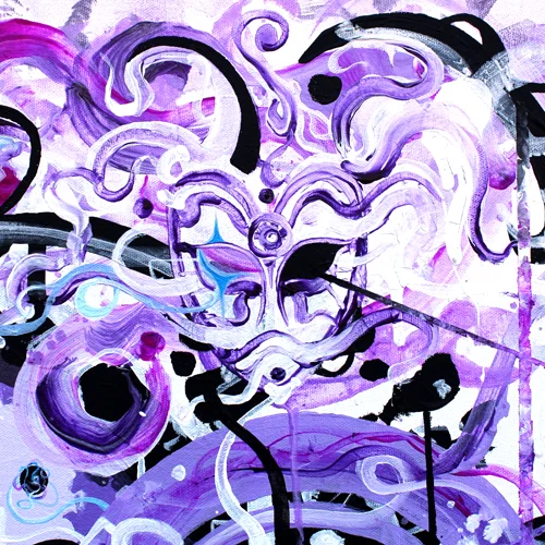 9.24.16 > The Mask Where We Exist > Acrylic Painting > NOT AVAILABLE FOR PURCHASE