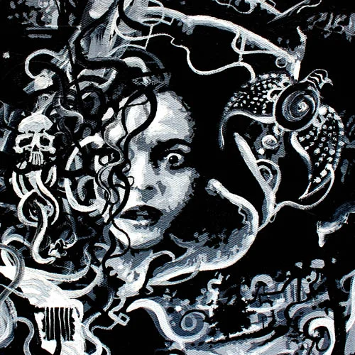 12.6.16 > Heart Of Black > Acrylic Painting on canvas > NOT AVAILABLE FOR PURCHASE