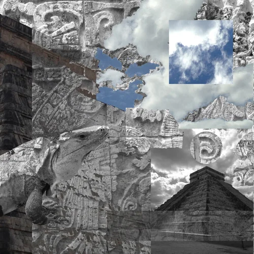 2.1.17 > One Circle > Graphic Design > Chichen Itza, Mexico. > NOT AVAILABLE FOR PURCHASE