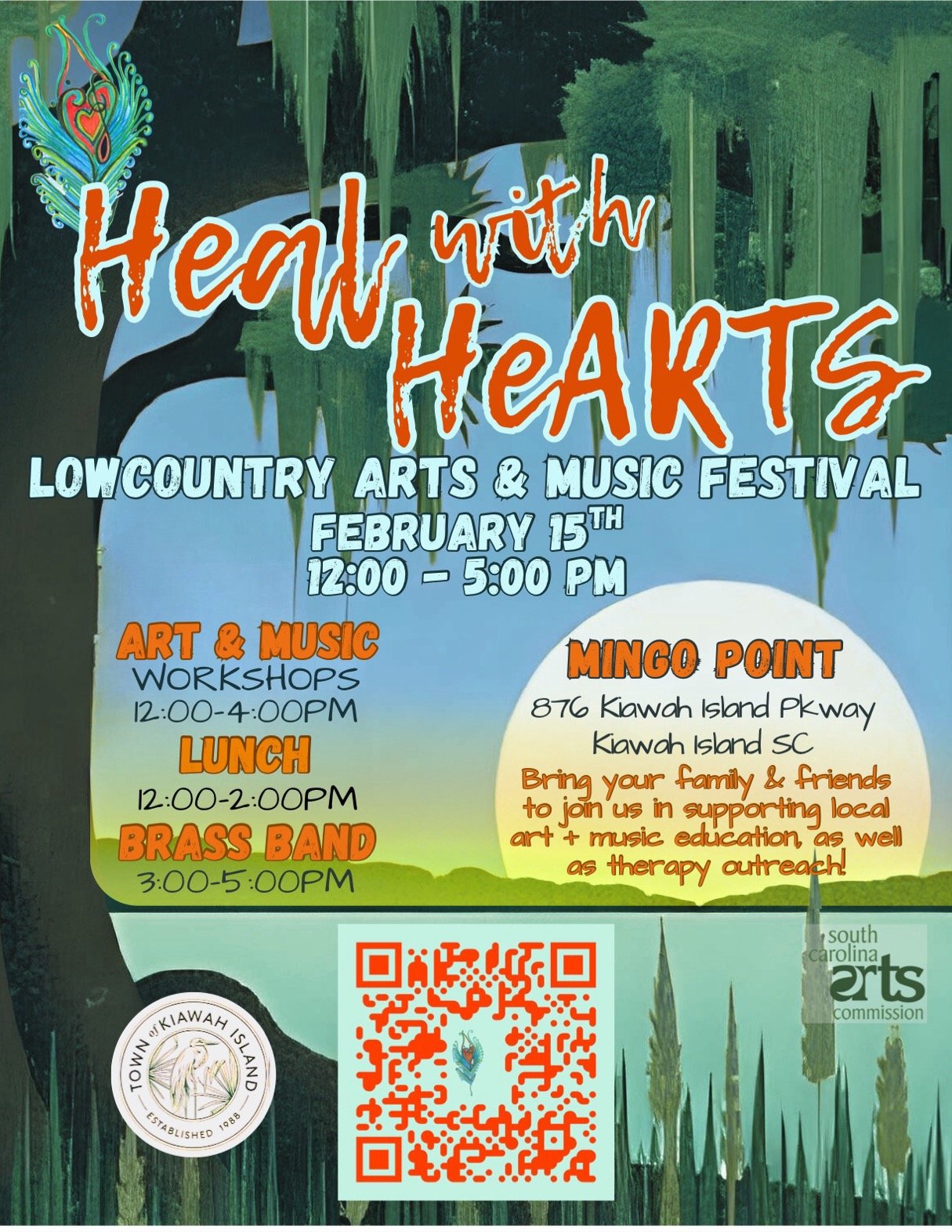 Heal with Hearts LowCountry Arts and Music Festivus
