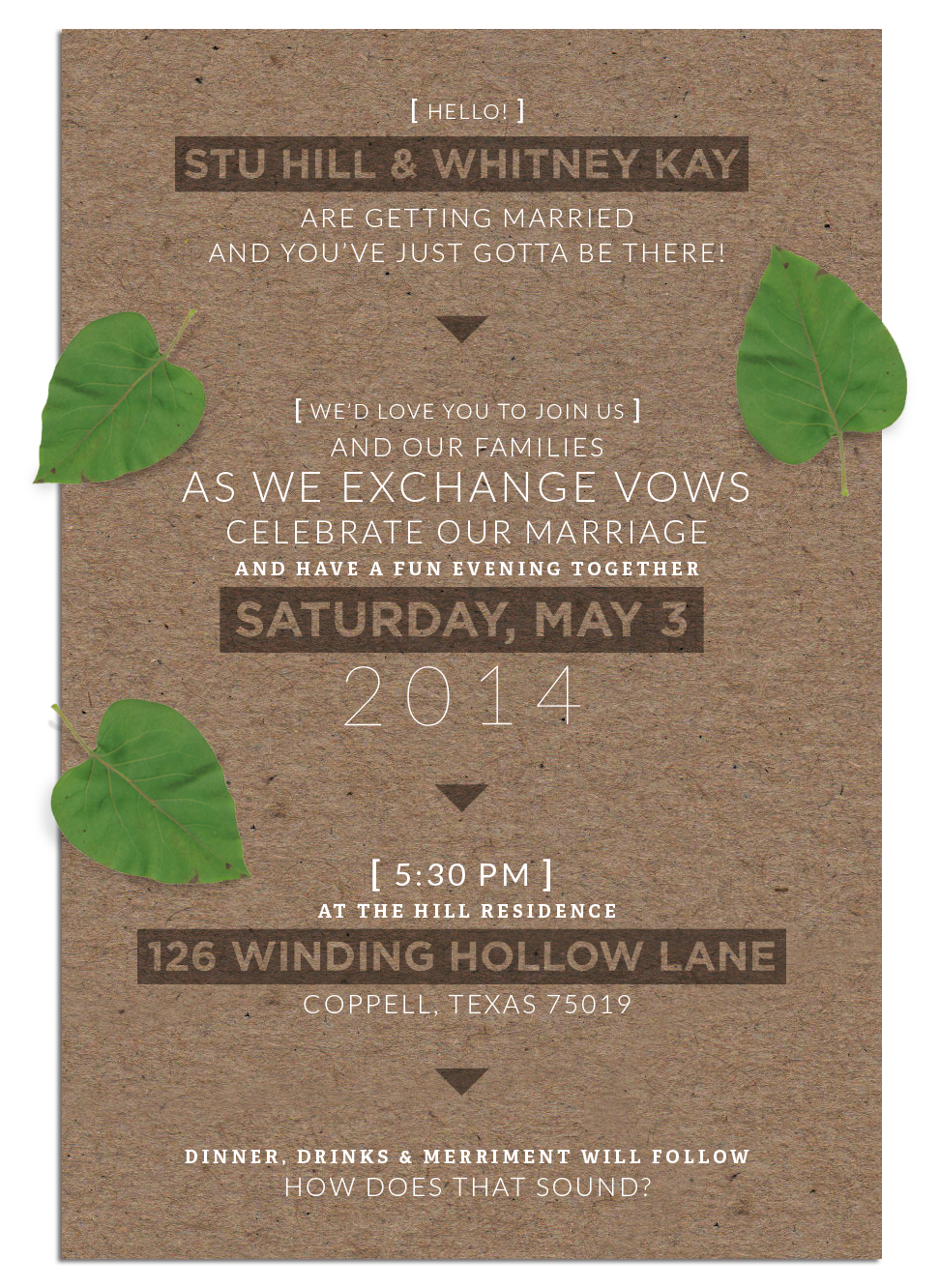 you are invited stu and whitney you are invited stu and whitney