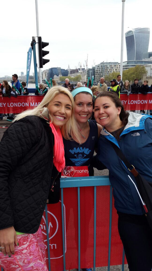 On Tower Bridge -- mile 12.5