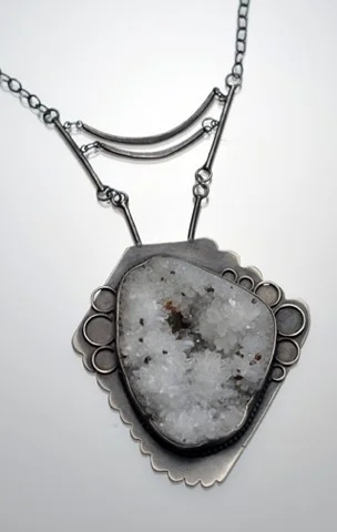 Copper in Crystal Necklace