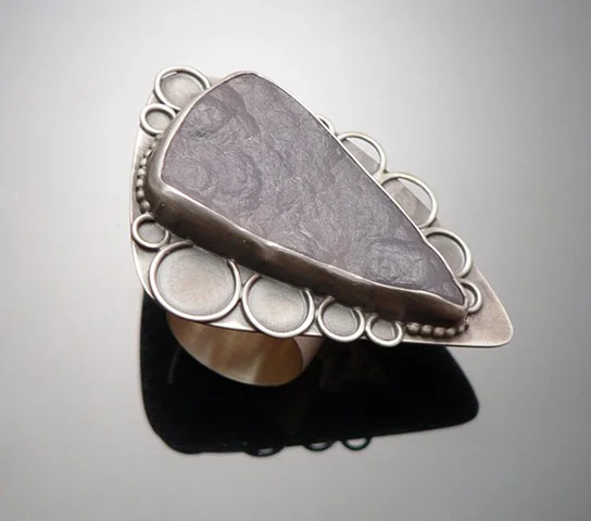Lavender Smithsonite Ring