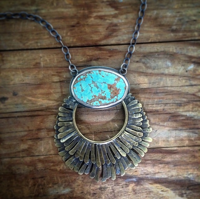Feather and Turquoise