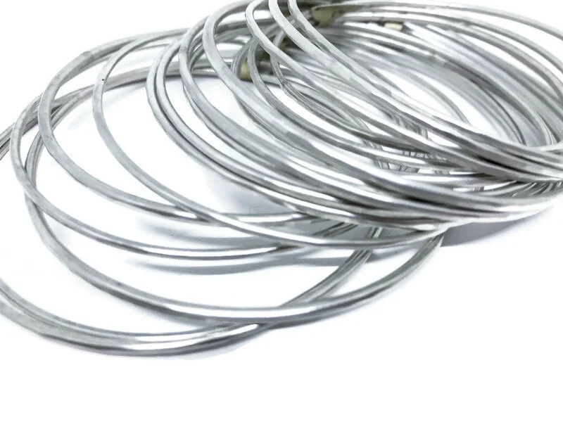 Set of 3 Silver Bangles