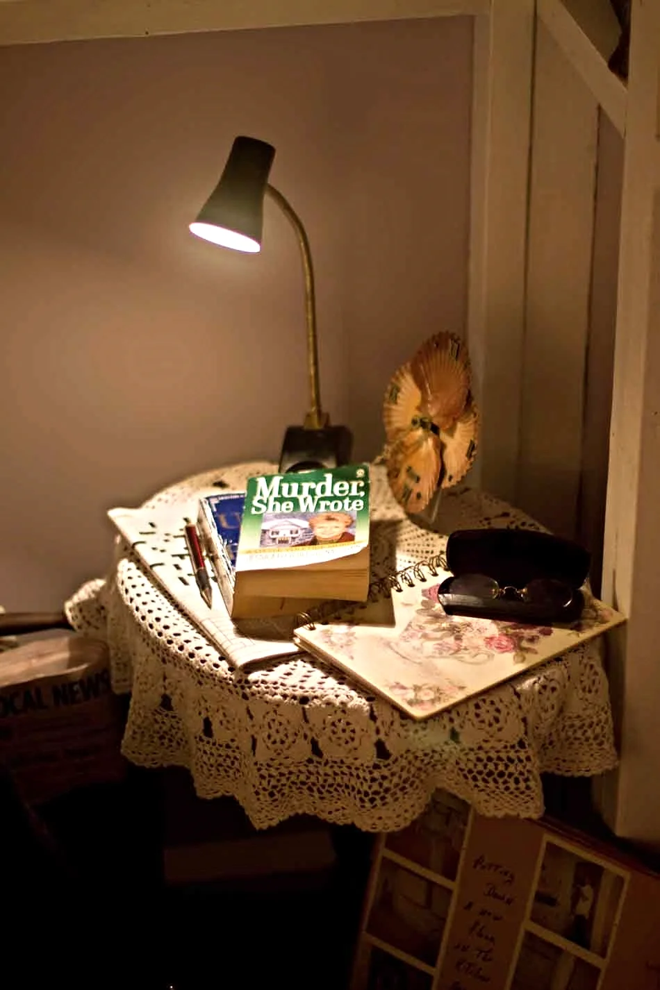 Kiosk: Rent-a-Grandma, 2012, interior, installation at the Philadelphia Art Alliance, collaboration with Amy Linsenmayer