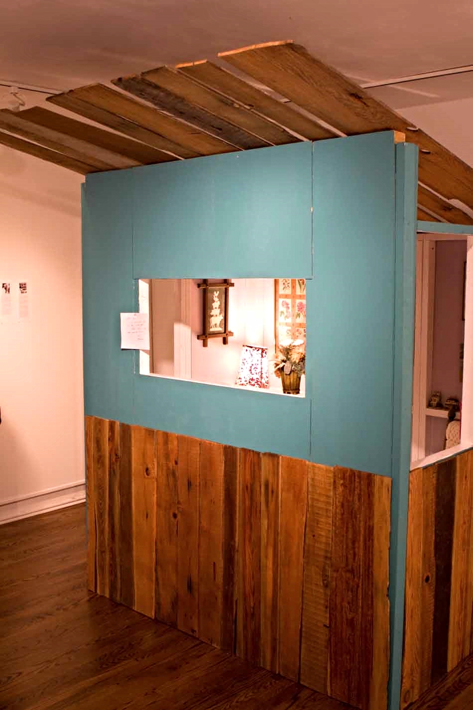 Kiosk: Rent-a-Grandma, 2012, exterior, installation at the Philadelphia Art Alliance, collaboration with Amy Linsenmayer