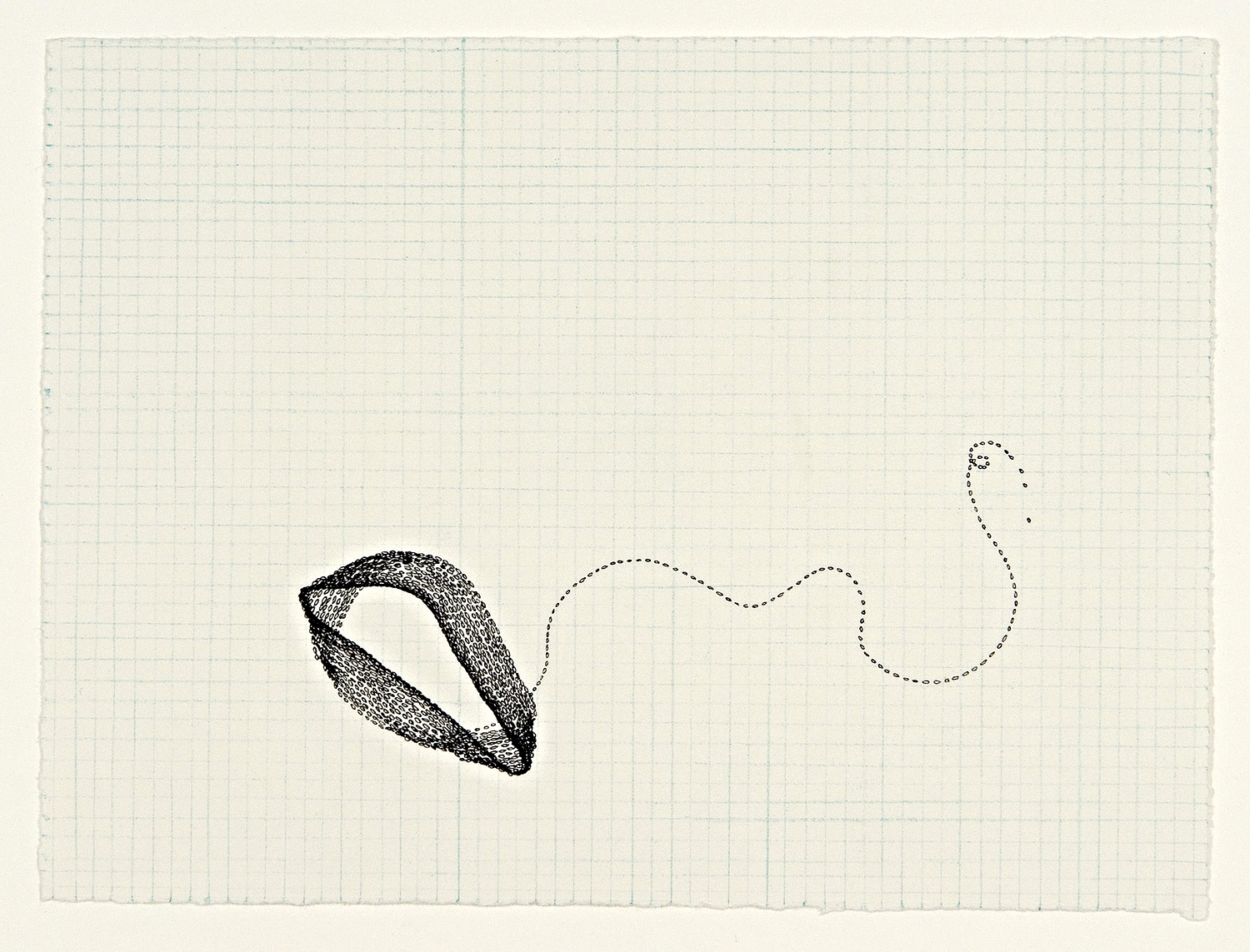 Holon # 9, 2007, ink and colored pencil on paper, 5 x 7 inches
