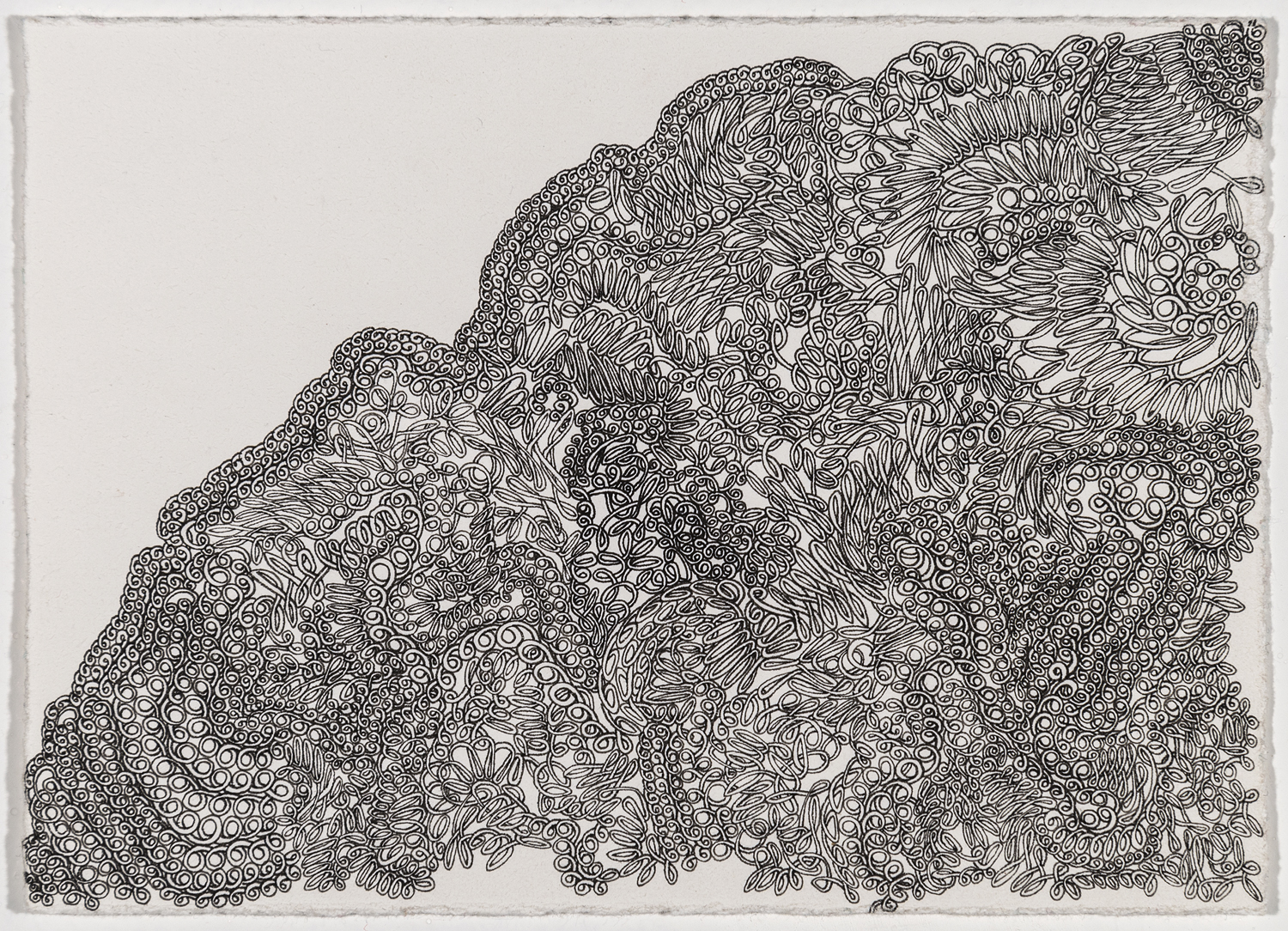 Sincerity Graph, ink on paper, 4.5 x 6 inches, 2015