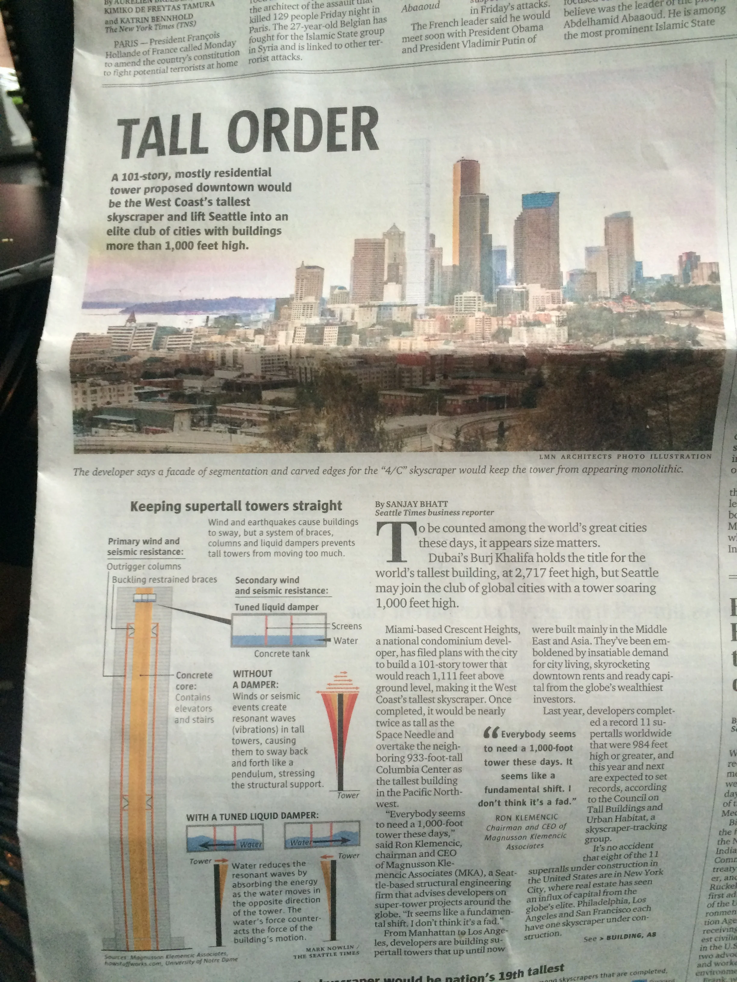 New story in the Seattle Times