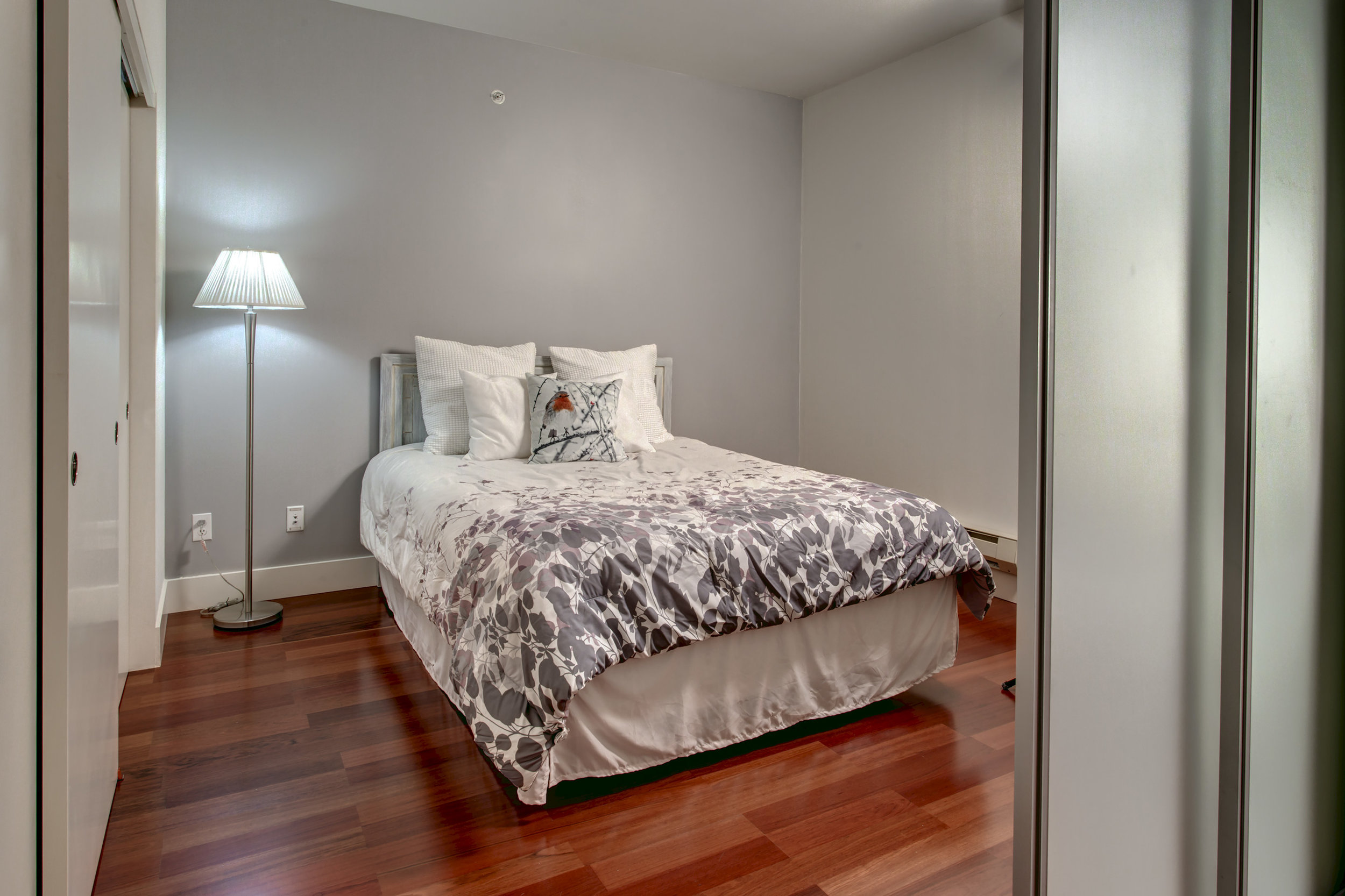What a spacious bedroom. Sweet dreams. 